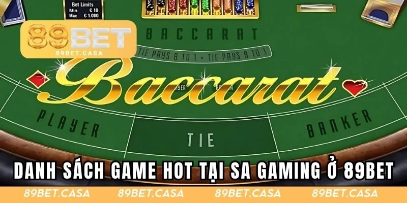 Danh sách game hot tại SA
