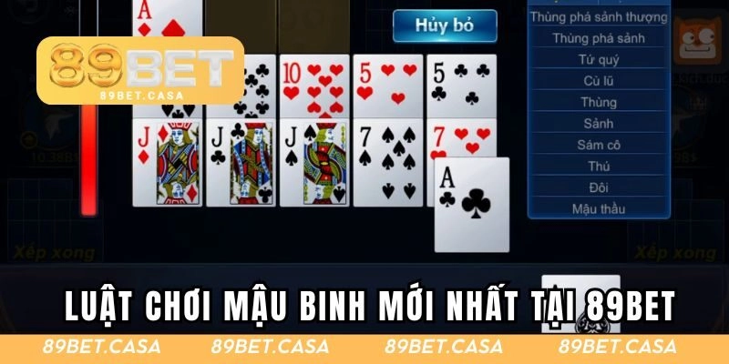 Tham khảo luật chơi mậu binh mới nhất tại 89BET