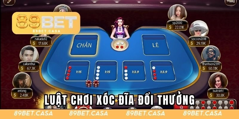 Luật chơi xóc đĩa trực tuyến